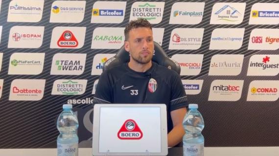 Ascoli, il match winner Botteghin: "Avevo tanta voglia di segnare e di vincere"