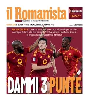 De Rossi ritrova Lukaku, Abraham e Azmoun, Il Romanista apre: "Dammi 3 punte"