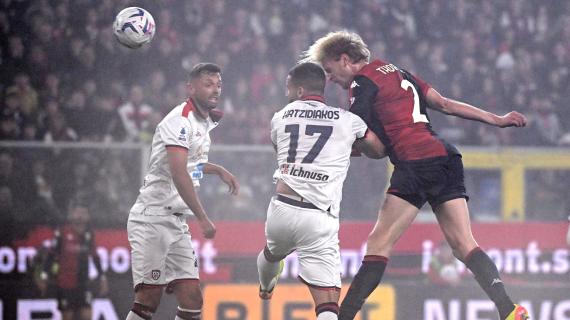 Il Genoa festeggia la salvezza battendo Cagliari: rivivi il 3-0 di Marassi con le immagini di TMW