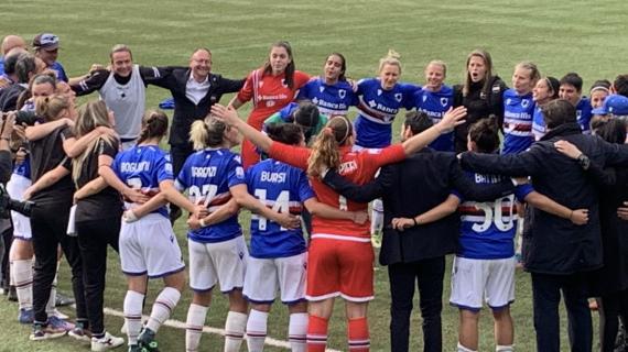 Serie A femminile, finale incredibile fra Sampdoria e Pomigliano: finisce 2-2
