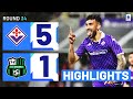 Fiorentina vs Sassuolo 5:1