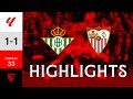 Betis vs Sevilla 1:1