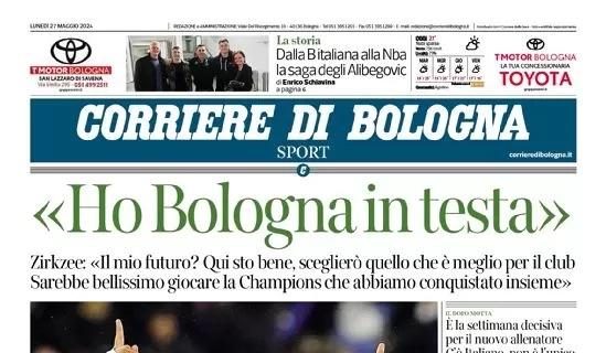 Il Corriere di Bologna con Zirkzee sul suo futuro: "Ho Bologna in testa, qui sto bene"