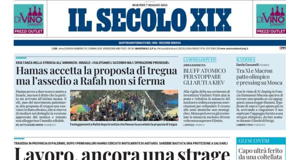 Il Secolo XIX sulla panchina del Genoa: "Gilardino resta e rinnova con il Grifone"