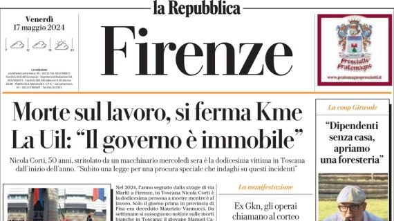 Repubblica (ed. Firenze): "Viola, una vittoria per l