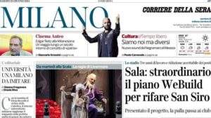Corriere di Milano: "Sala: