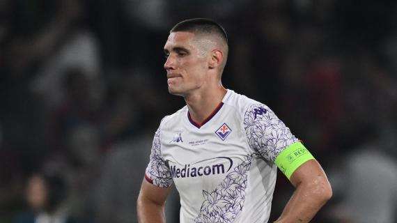 Fiorentina, Milenkovic: "Ko in Conference? Molta delusione, la città meritava questo sogno"