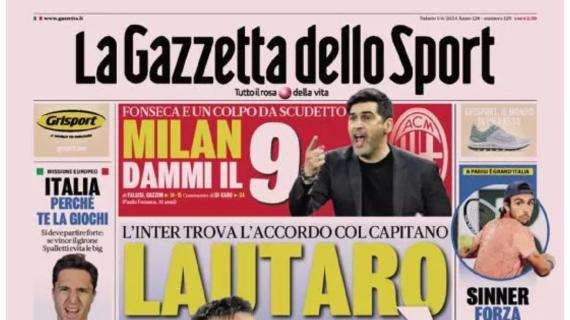 La Gazzetta dello Sport sul rinnovo di Martinez: “Lautaro ha detto sì”