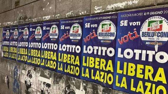 A Roma spuntano i manifesti contro Lotito: "Libera la Lazio"