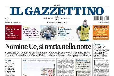 Road to Euro 2024, Il Gazzettino intitola: "Italia-Svizzera, Spalletti si aggrappa a Barella"