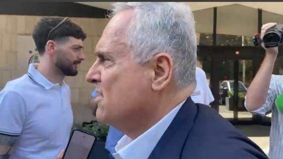 Capitano Lazio, Lotito: "Non entro in queste dinamiche. Mercato? Prenderò quello che serve"