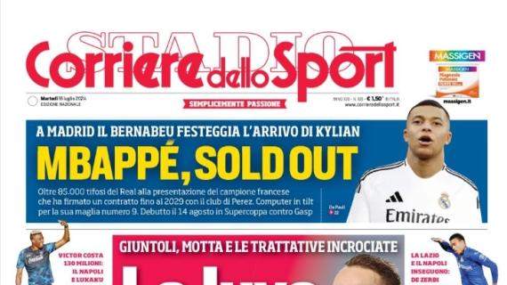 Il Corriere dello Sport apre sul mercato estivo bianconero: "La Juve si fa in 4"