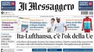 Il Messaggero: "La Lazio sceglie la linea verde. Per Greenwood nuovi contatti"
