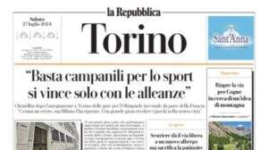 La Repubblica Torino: "Juve in versione cantiere, ko per 3-0 in amichevole col Norimberga"