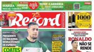 Le aperture portoghesi - Coates lascia lo Sporting: il motivo. Portogallo, Ronaldo non s