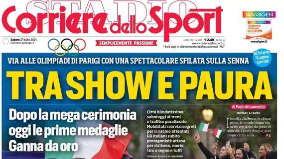 Le principali aperture dei quotidiani italiani e stranieri di oggi, sabato 27 luglio