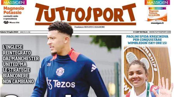 Tuttosport in apertura sulle mosse di mercato bianconere: "Sancho avanti Juve"