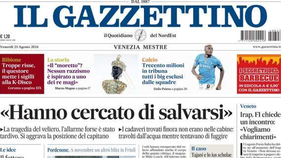 Quanti esuberi in Serie A. Il Gazzettino in prima pagina: "300 milioni di big esclusi"