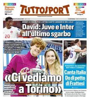 David occasione a costo zero, Tuttosport in prima pagina: "Juve e Inter all