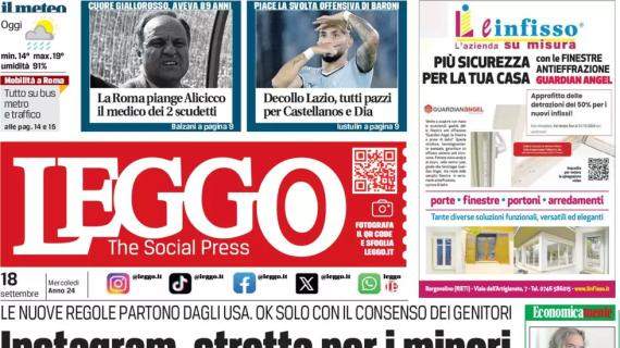 Leggo oggi in prima pagina: "Decollo Lazio, tutti pazzi per Castellanos e Dia"