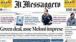 Il Messaggero: "Roma choc, De Rossi via. Addio a Schillaci, il bomber gentile"