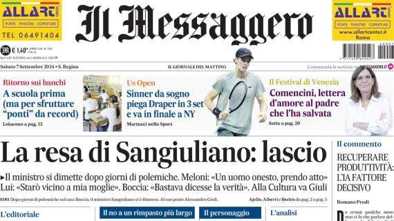 Il Messaggero sul 3-1 azzurro in casa della Francia: "Italia show, domina i Blues"