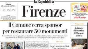 La Repubblica (Firenze) in prima pagina: "Osella o Ferrari. Palladino e il dilemma della Fiorentina"