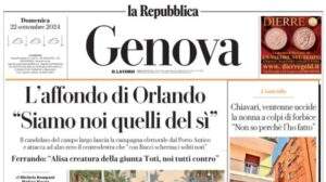 La Repubblica-Genova in taglio basso: "Il Genoa perde Malinovskyi e la partita"