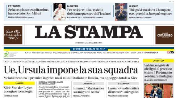 La Stampa: "Thiago Motta al test Champions, ecco perché la Juve può sognare"