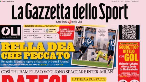 Thuram contro Leao, La Gazzetta dello Sport in prima pagina: "Dateci il derby"