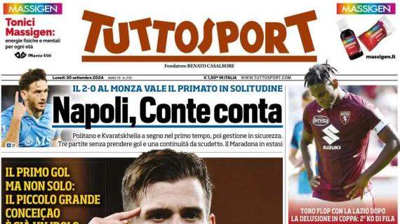 Tuttosport esalta Francisco Conceicao in prima pagina: "Questo Chico fa impazzire"