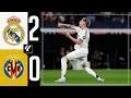 Real Madrid vs Villarreal 2:0