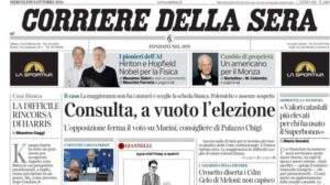 Corriere della Sera in prima pagina: "Cambio di proprietà: un americano per il Monza"