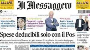 Il Messaggero: "La Roma rivede la luce in Europa, la Lazio fa l