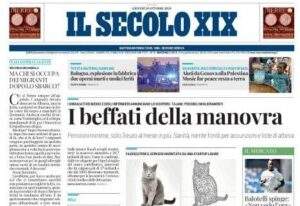 Il Secolo XIX titola su Balotelli che spinge: "Non vedo l