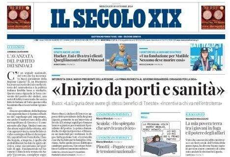 Il Secolo XIX titola sul colpo del Genoa: "Balotelli è in città, ma Zangrillo non lo sa"