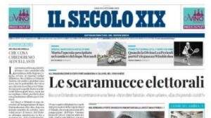 Il Secolo XIX in prima pagina: "Sampdoria, suicidio in tre minuti"