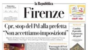 La Repubblica-Firenze titola in taglio basso: "Fiorentina, oltre la Roma per sognare"