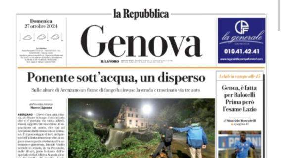 La Repubblica-Genova: "Genoa, è fatta per Balotelli. Prima per l