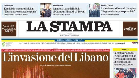 La Stampa sui tifosi arrestati: "Mafia a San Siro: i ricatti a Inter e Milan"