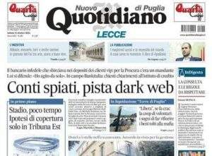 Quotidiano di Puglia: "Stadio Lecce, poco tempo. Ipotesi di copertura solo in Tribuna Est"