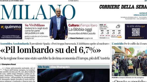 Il Corriere della Sera (ed. Milano) titola: "Milan club, stop prelazioni e prezzi ridotti"