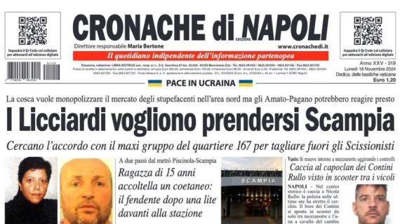 Cronache di Napoli: "Torna De Laurentiis: accelerata per i rinnovi di Meret e Kvara"