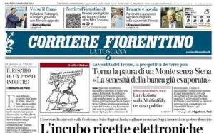 Corriere Fiorentino apre: "Palladino-Fabregas, la meglio gioventù con filosofie opposte"