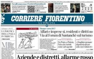 Il Corriere Fiorentino apre sul ko viola: "Il turn over non funziona contro l