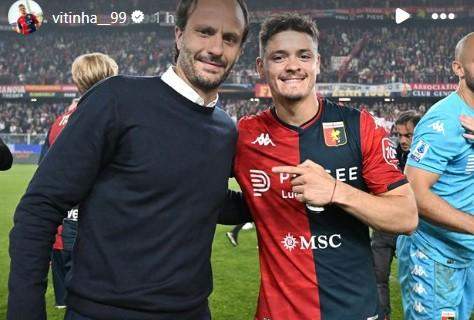 Gilardino esonerato dal Genoa, Vitinha: "Grazie per tutto. Le auguro tanta fortuna"