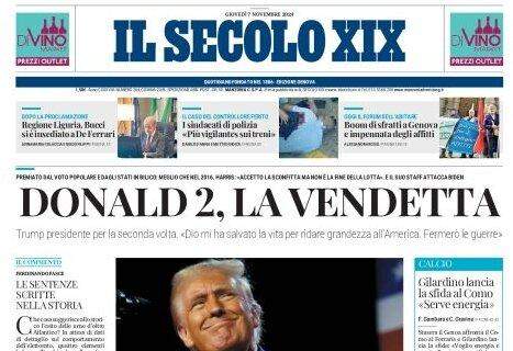 Il Secolo XIX apre stamani: "Gilardino lancia la sfida al Como: serve energia"