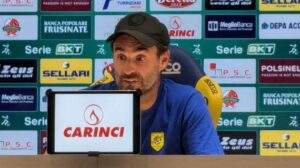 Juve Stabia, Pagliuca: "Spezia tappa importante del nostro percorso: possiamo spingere"