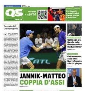 QS in prima pagina: "Calha non c