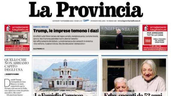 La Provincia di Como titola: "Como in casa del Genoa, il riscatto è un obbligo"